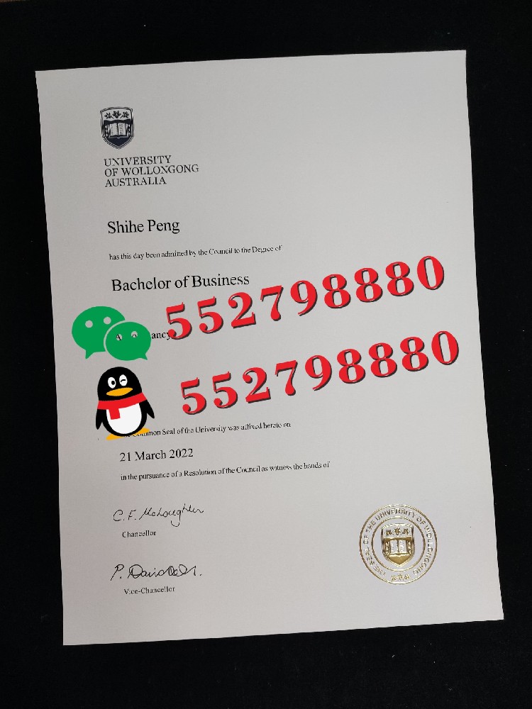 伍伦贡大学毕业证书高清样品/伍伦贡大学毕业证书防伪案例