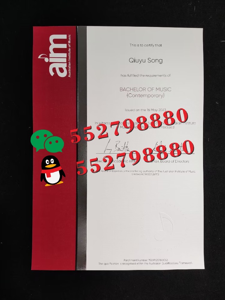 澳大利亚音乐学院毕业证书高清原件样品/解析澳大利亚音乐学院毕业证书防伪格式