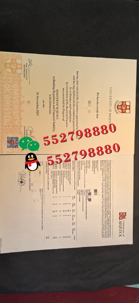 布里斯托大学毕业证书高清样品展示/布里斯托大学毕业证烫印防伪解读