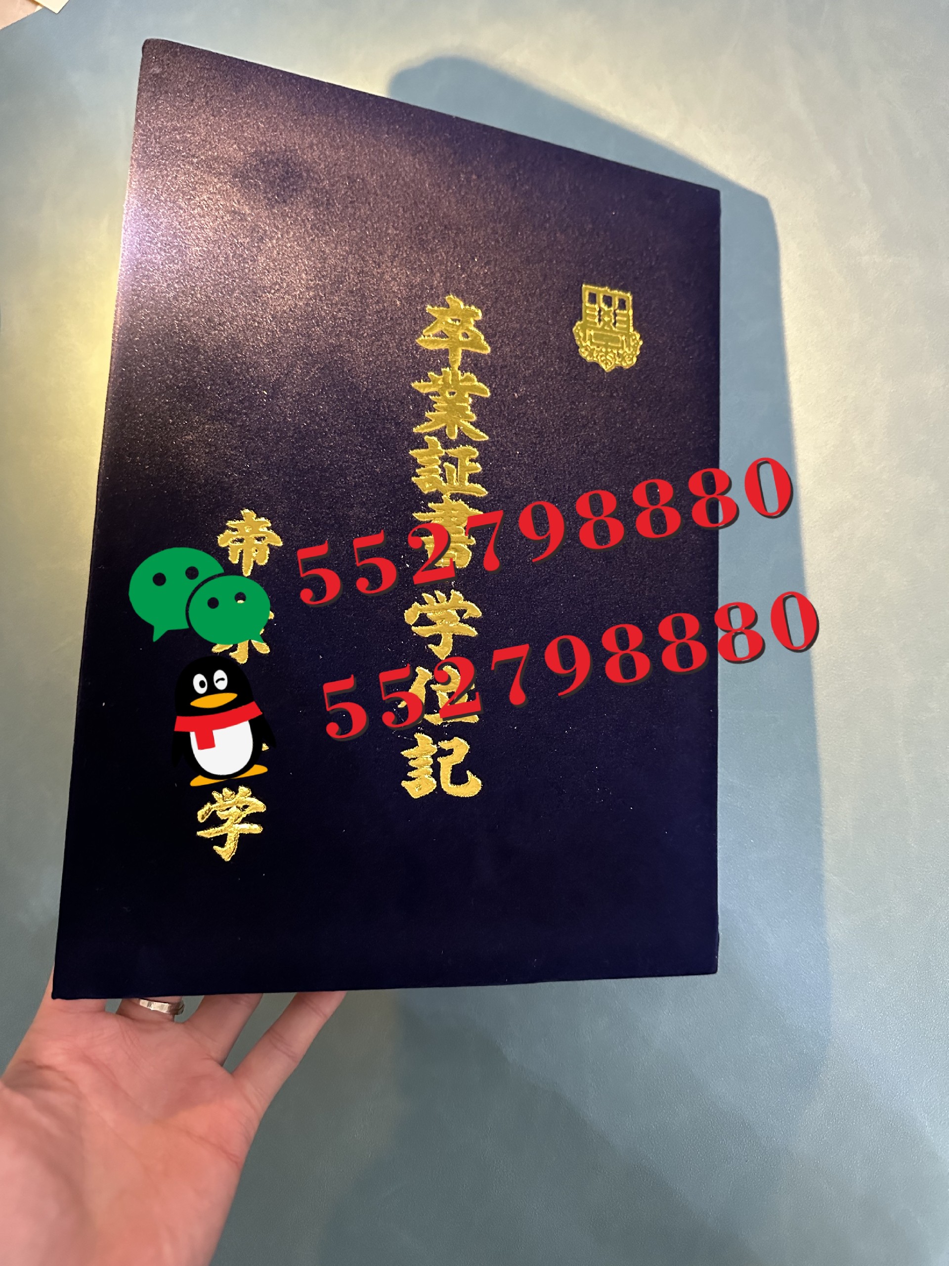 帝京大学毕业证书高清样品展示/帝京大学毕业证书防伪细节指南