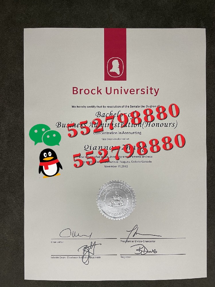 布鲁克大学毕业证书实拍/布鲁克大学毕业证书防伪解析