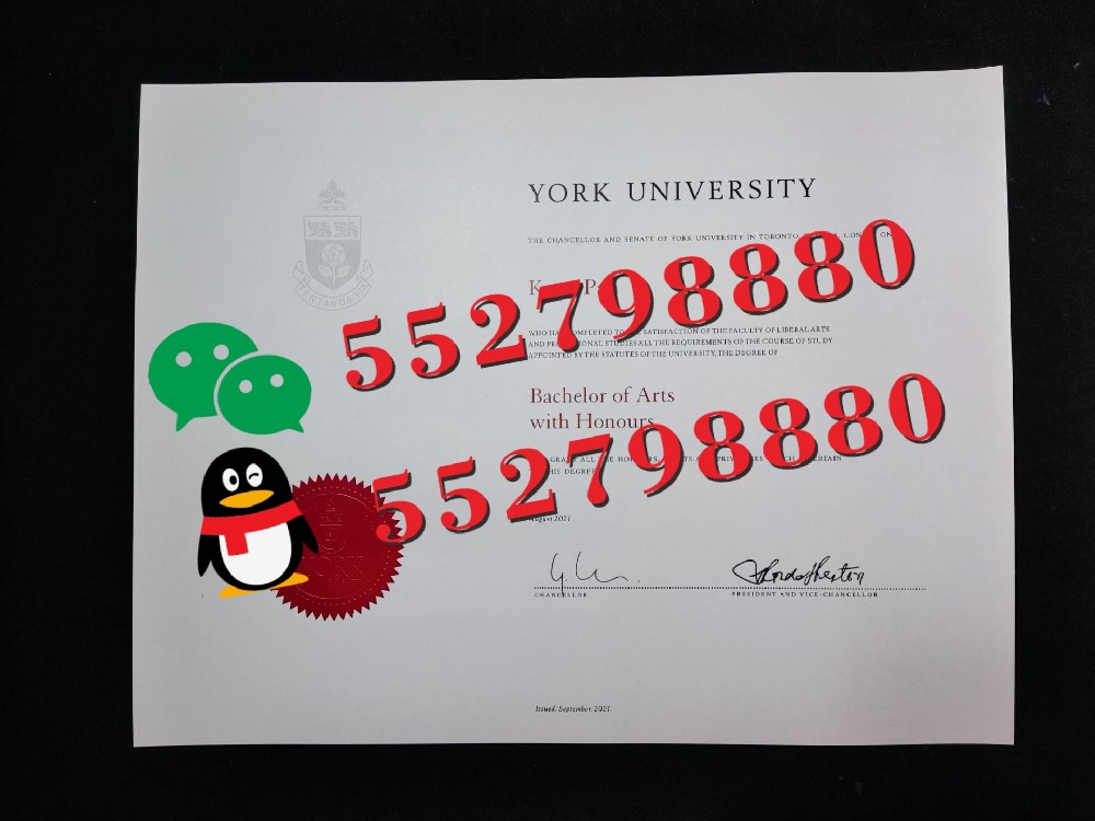 加拿大约克大学毕业证书实拍/加拿大约克大学毕业证书防伪解析