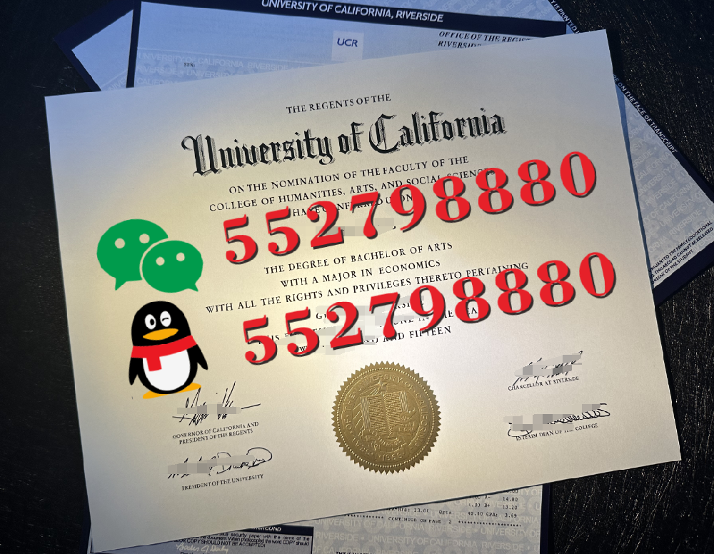 加州大学河滨分校毕业证实拍/UCR加州大学河滨分校毕业证防伪解析
