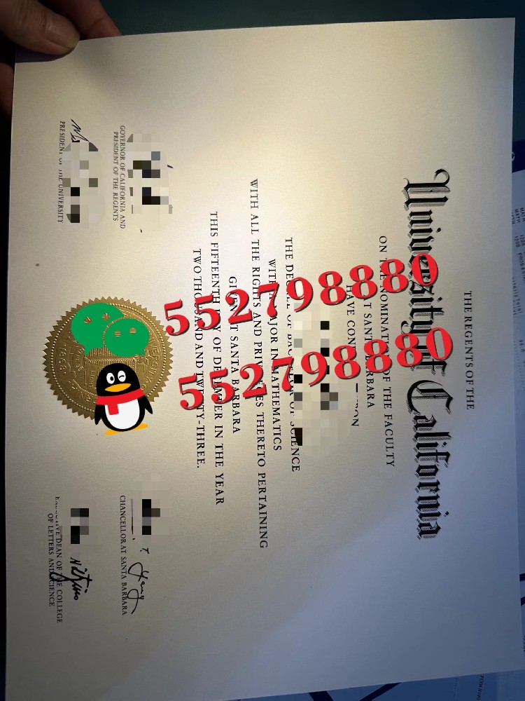 加州大学圣巴巴拉分校毕业证书实拍/加州大学圣巴巴拉分校毕业证防伪解析