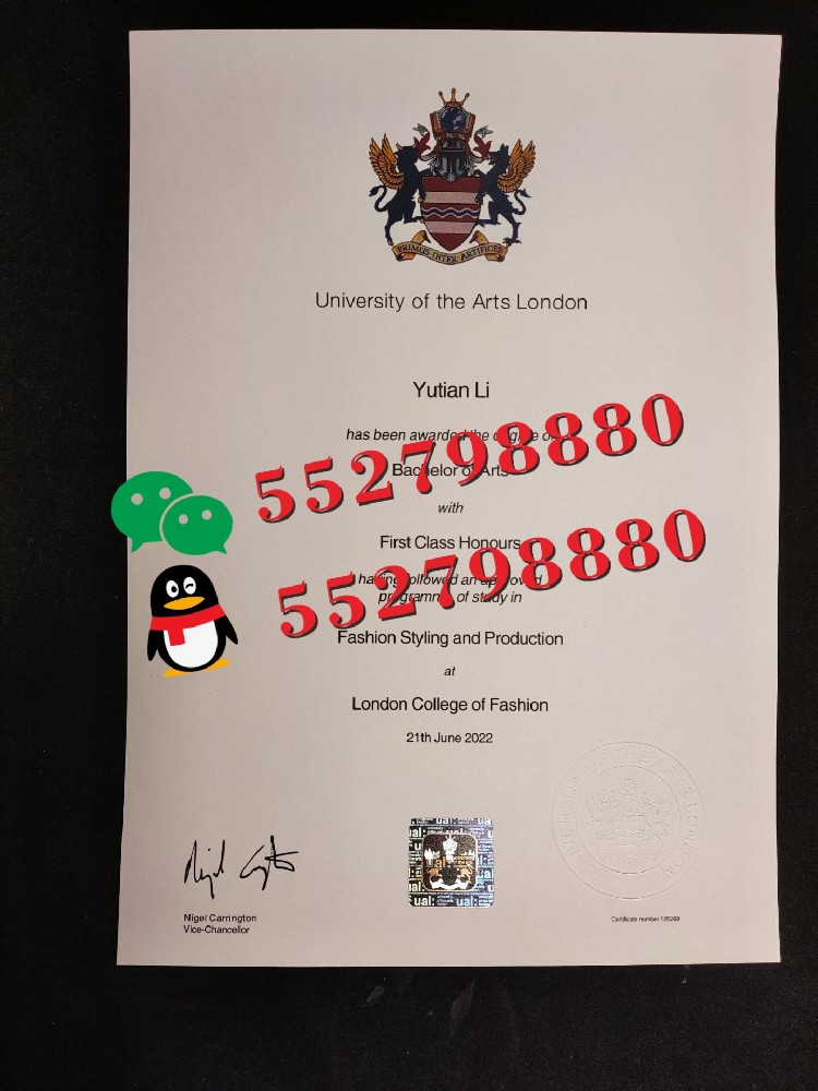 伦敦艺术大学毕业证实拍/伦敦艺术大学毕业证防伪解析