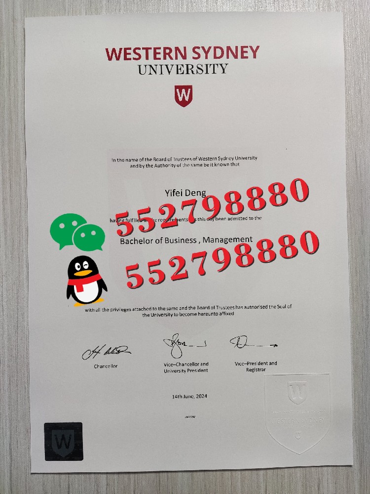 西悉尼大学毕业证书实拍/西悉尼大学毕业证防伪解析