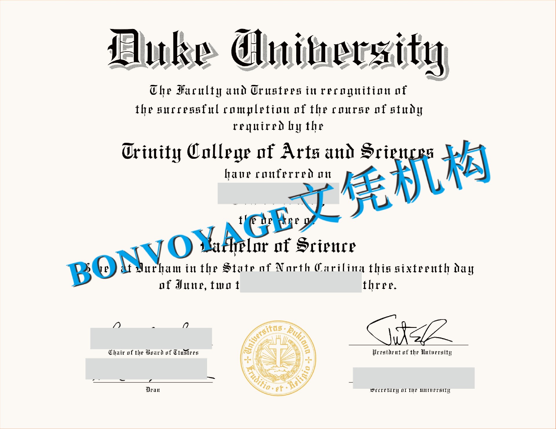 杜克大学成绩单电子版解析/杜克大学经济学成绩单复刻