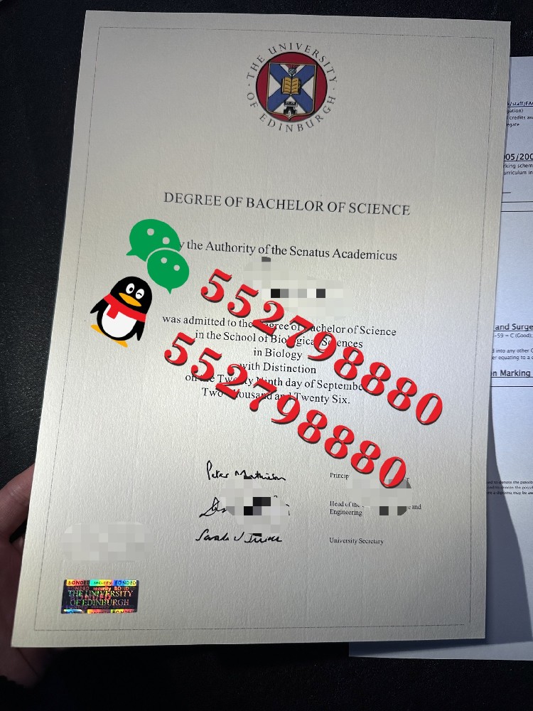 爱丁堡大学毕业证书版本复刻/解析爱丁堡大学学位证