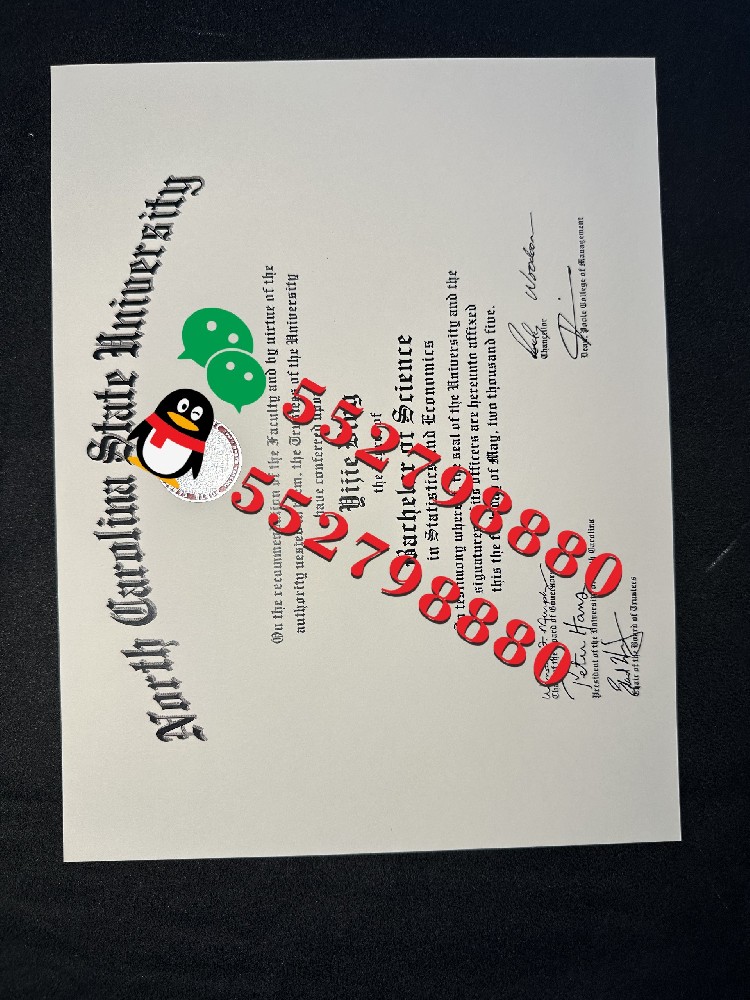 北卡罗莱纳州立大学毕业证书版本复刻/北卡罗莱纳州立大学毕业证书实拍图片
