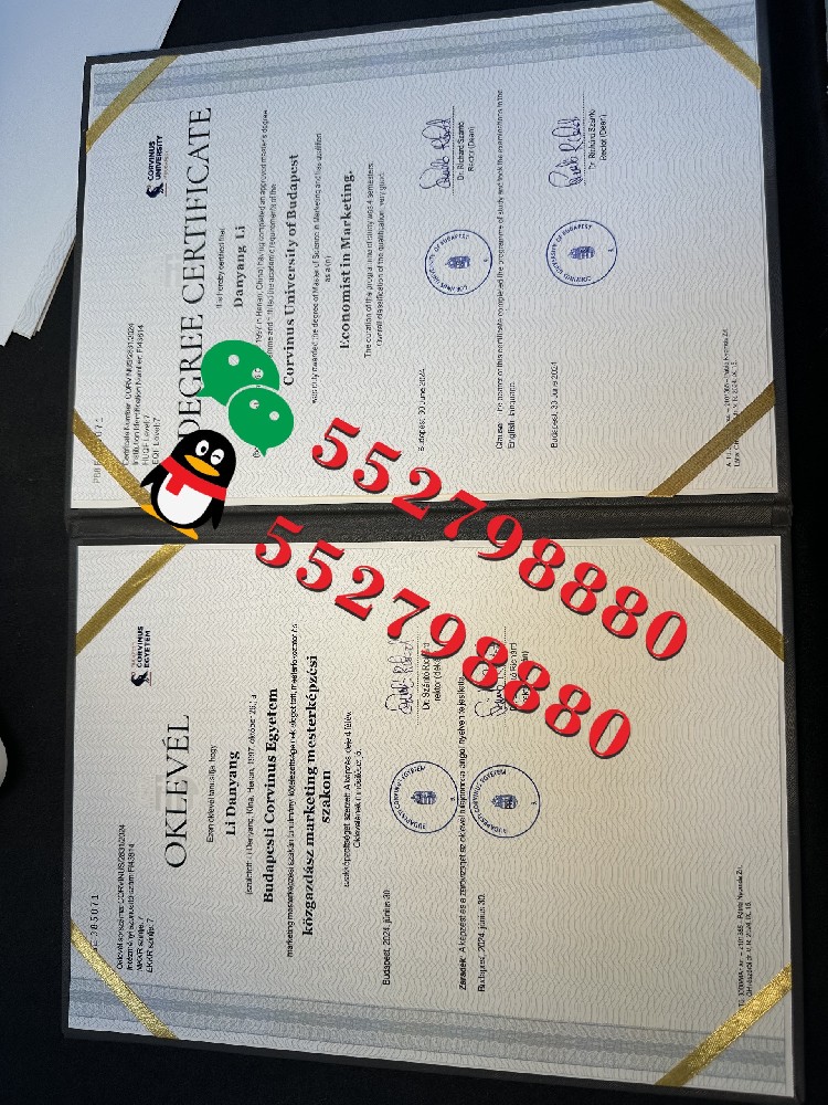 布达佩斯考文纽斯大学毕业证书版本复刻/布达佩斯考文纽斯大学毕业证实拍图片