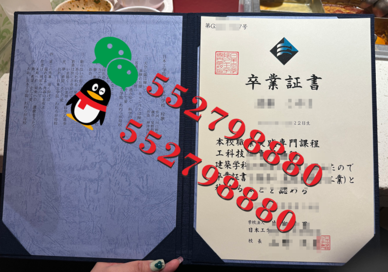 日本八王子专门学校学位记复刻/解析日本八王子专门学校毕业证
