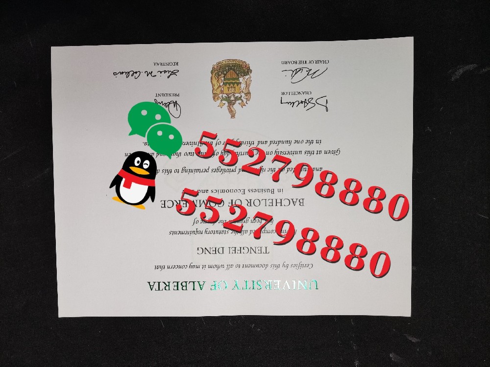 阿尔伯塔大学BBA毕业证书版本复刻/阿尔伯塔大学工商管理学士学位证书成绩单课程规划