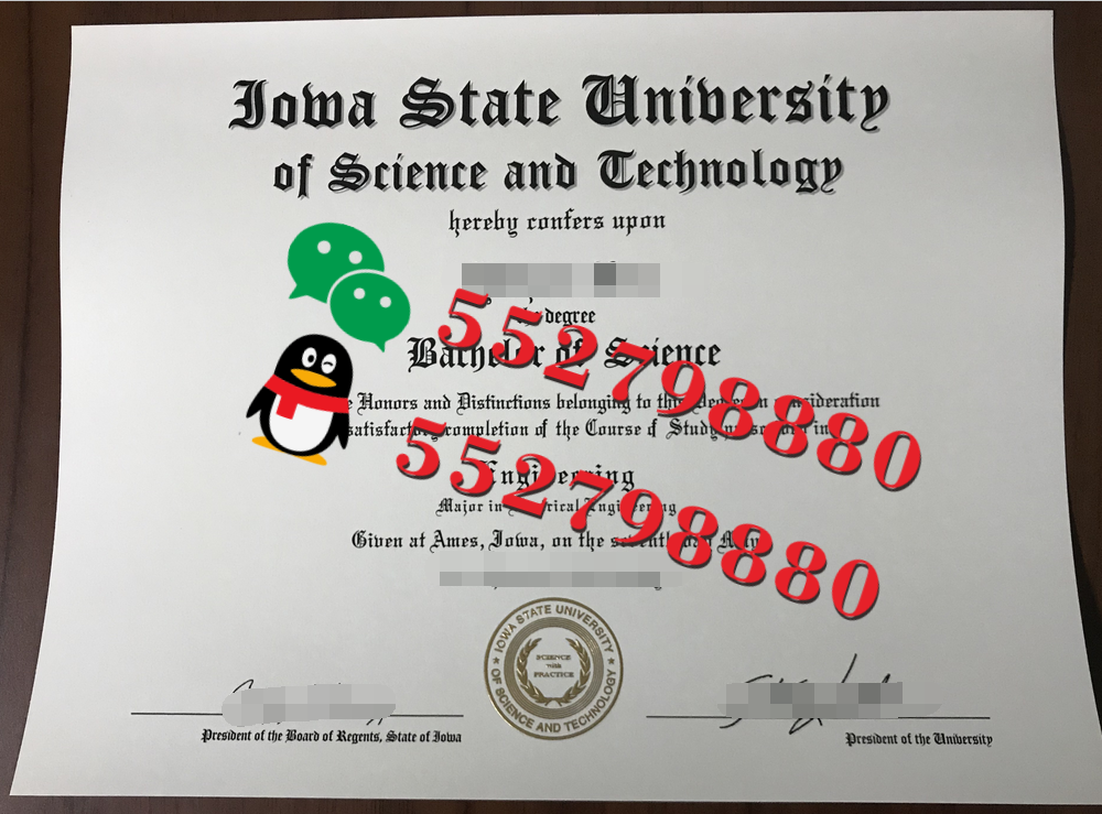 爱荷华州立大学毕业证书版本复刻/爱荷华州立大学金融硕士学位证解析
