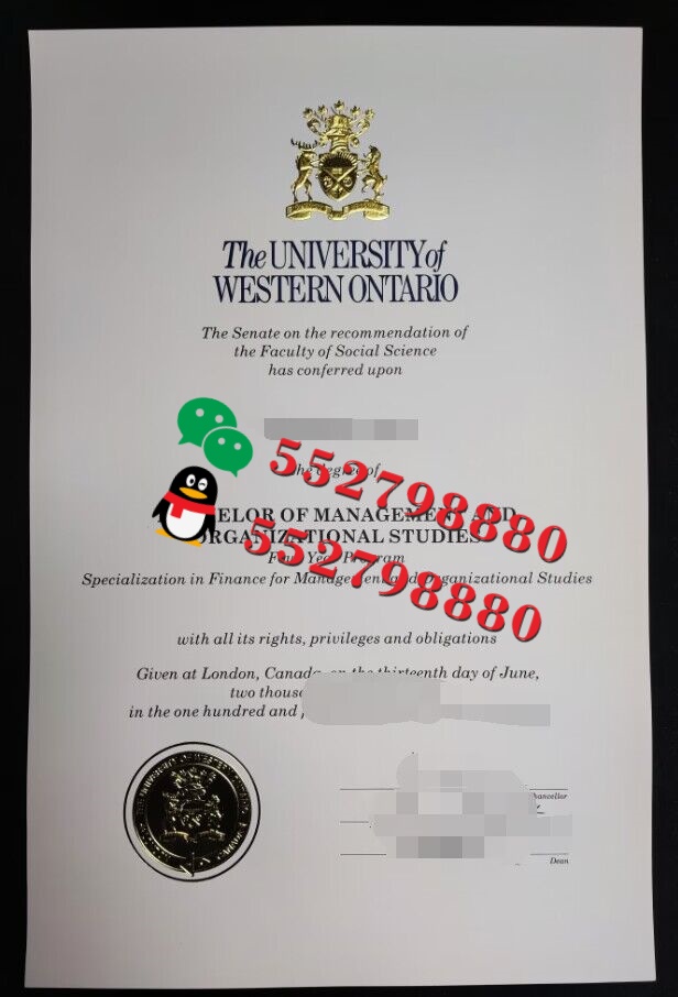 西安大略大学毕业证书版本订购/西安大略大学教育学硕士学位证解析
