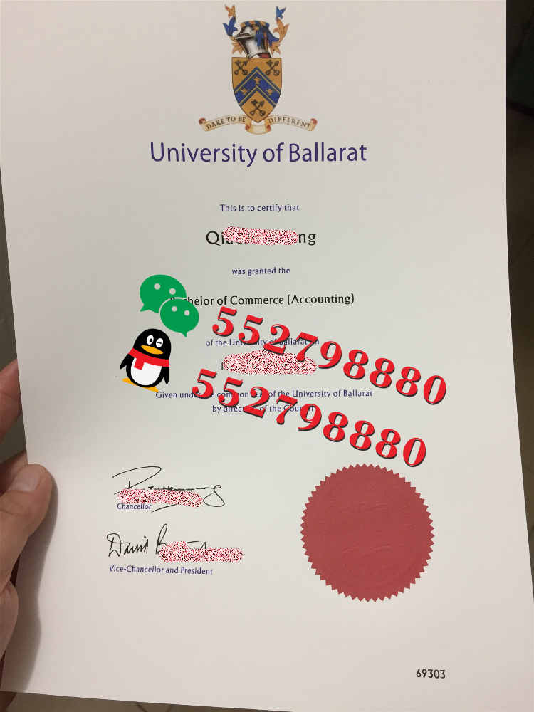 巴拉瑞特大学毕业证书版本复刻/巴拉瑞特大学生物医学学位证书定制
