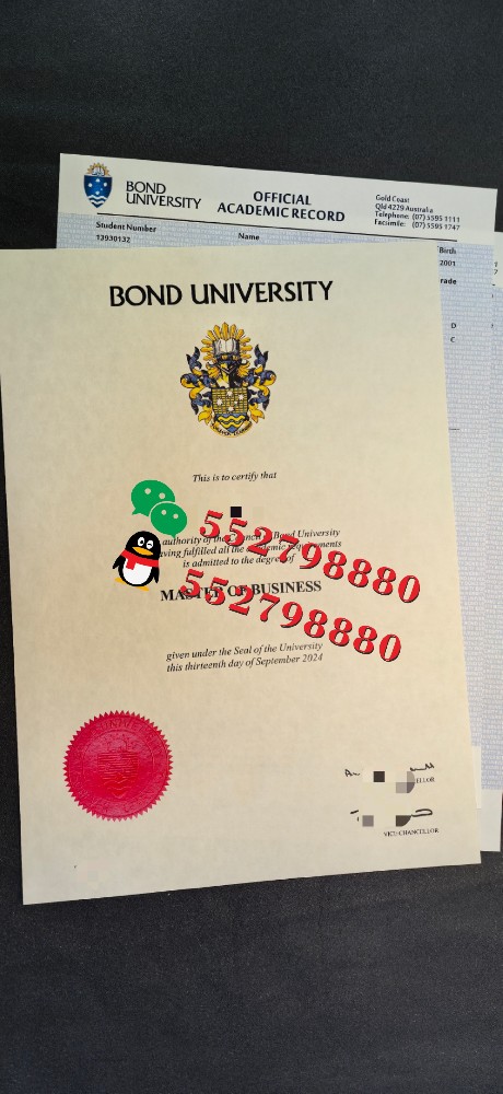 邦德大学毕业证书版本复刻/邦德大学学位证书定制