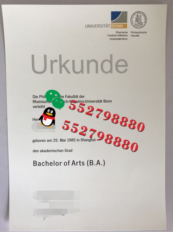 波恩大学毕业证书版本复刻/波恩大学学位证书解析