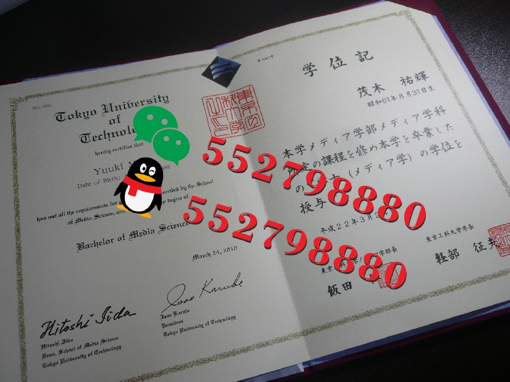 东京工科大学学位记实拍/东京工科大学学士学位证书解析