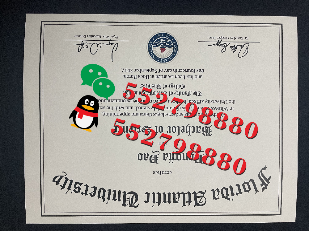 佛罗里达大西洋大学毕业证书版本复刻/佛罗里达大西洋大学学位证书解析