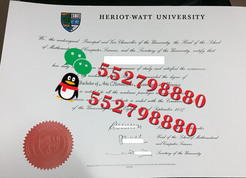 赫瑞瓦特大学毕业证书版本复刻/赫瑞瓦特大学学位证书解析