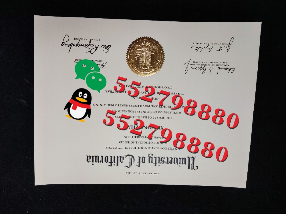 加州大学欧文分校毕业证书实拍特写/UCI加州大学欧文分校心理学学位证制作