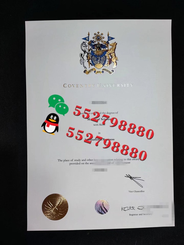 考文垂大学毕业证书实拍特写/考文垂大学学位证书制作