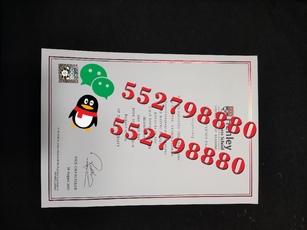 雷丁大学毕业证书实拍特写/雷丁大学会计学商业学士毕业证复刻