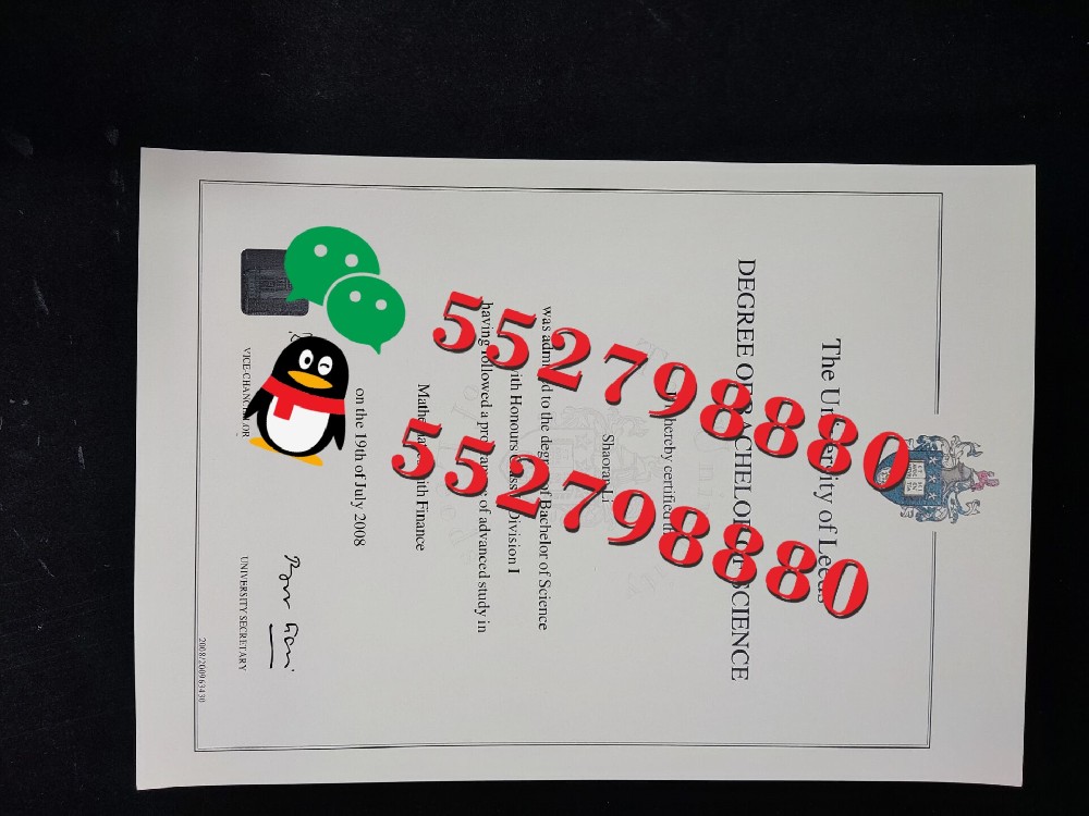利兹大学毕业证书实拍特写/利兹大学学位证书制作