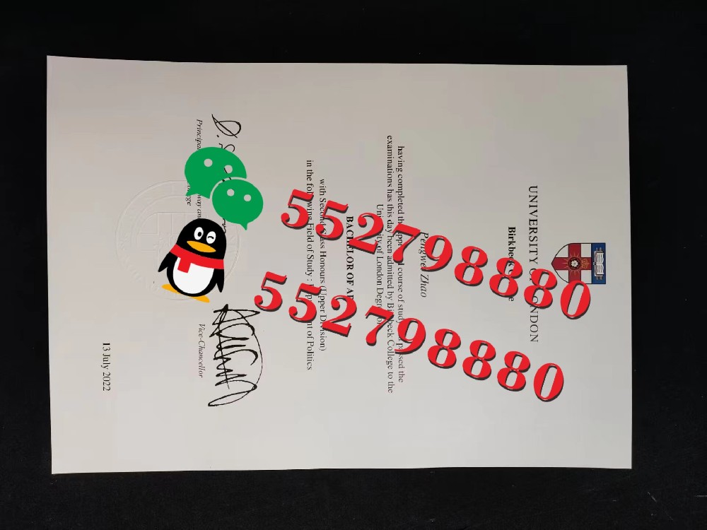 伦敦大学伯贝克学院毕业证书实拍特写/伦敦大学伯贝克学院经济学学位证书制作