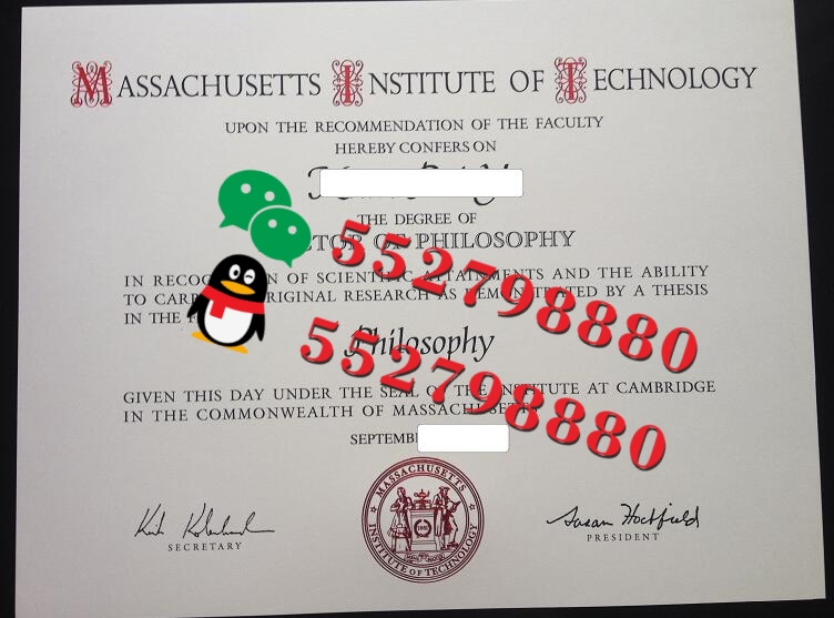 麻省理工学院毕业证书实拍特写/麻省理工学院学位证书制作