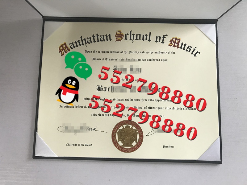 曼哈顿音乐学院毕业证书实拍特写/曼哈顿音乐学院打击乐音乐学士学位证复刻