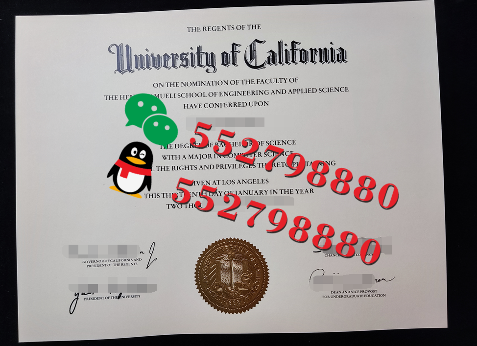 加利福尼亚大学洛杉矶分校毕业证书实拍特写/UCLA加利福尼亚大学洛杉矶分校学经济学BA文学学位证书复刻