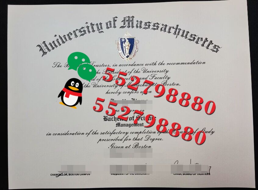 马萨诸塞大学阿默斯特分校毕业证书实拍特写/马萨诸塞大学阿默斯特分校教育学学士学位证书复刻