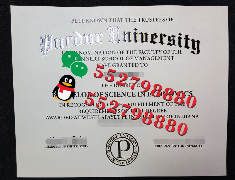 普渡大学毕业证书实拍特写/普渡大学心理学文学学士学位证复刻