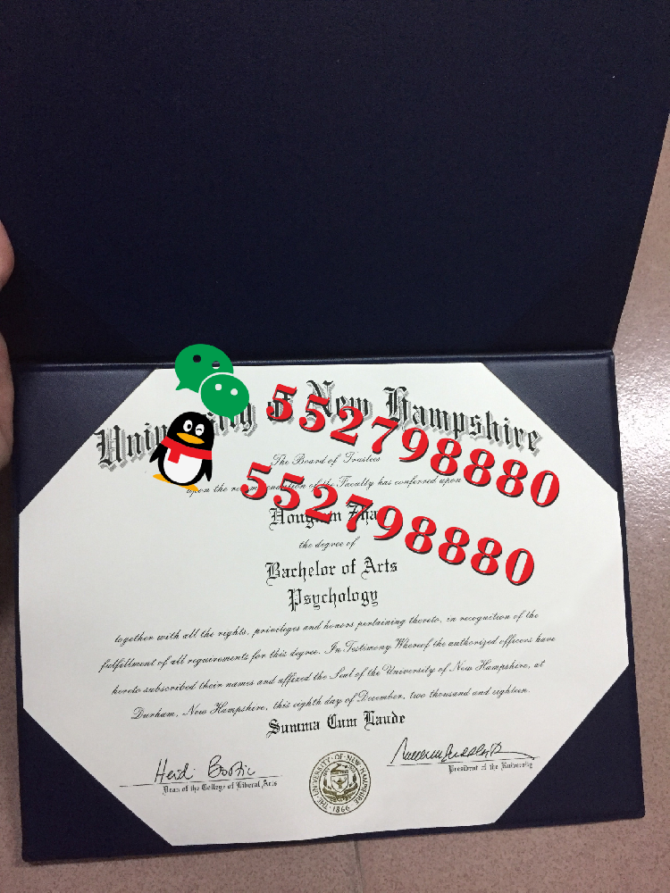 新罕布什尔大学毕业证书实拍特写/新罕布什尔大学应用科学理学学士毕业证书复刻