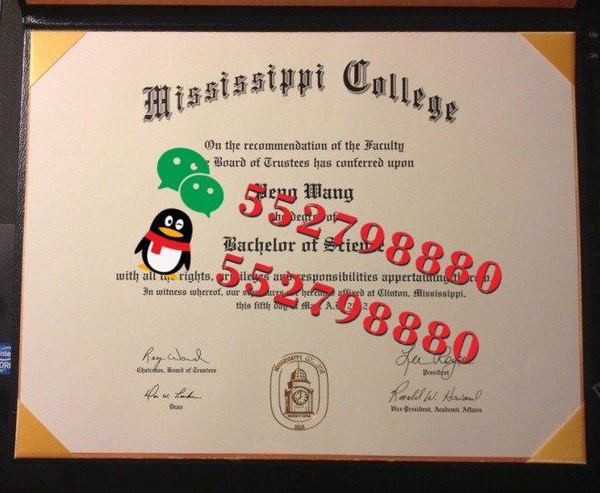 密西西比大学毕业证书实拍特写/密西西比大学商业管理BBA学位证书复刻