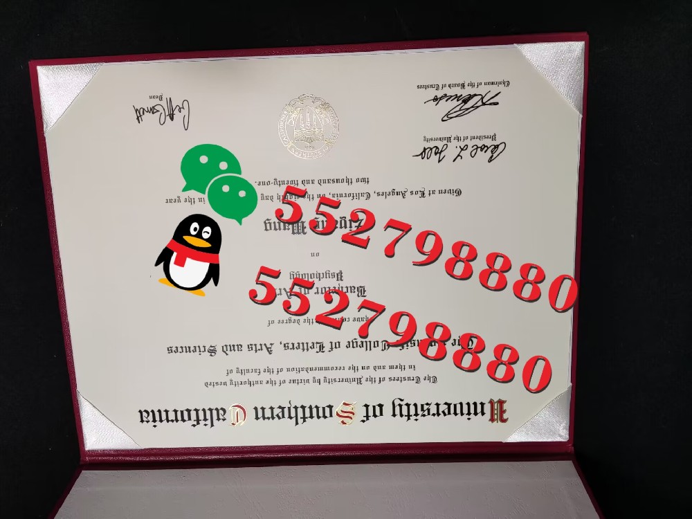 南加州大学毕业证书实拍特写/南加州大学医学学士学位证书复刻