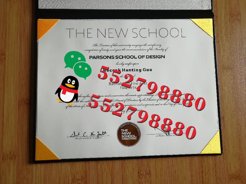 纽约新学院大学毕业证书实拍特写/纽约新学院大学经济学文学学士学位证复刻