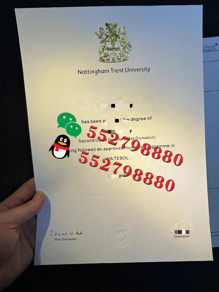 诺丁汉特伦特大学毕业证书实拍特写/诺丁汉特伦特大学平面设计艺术学士学位证书复刻