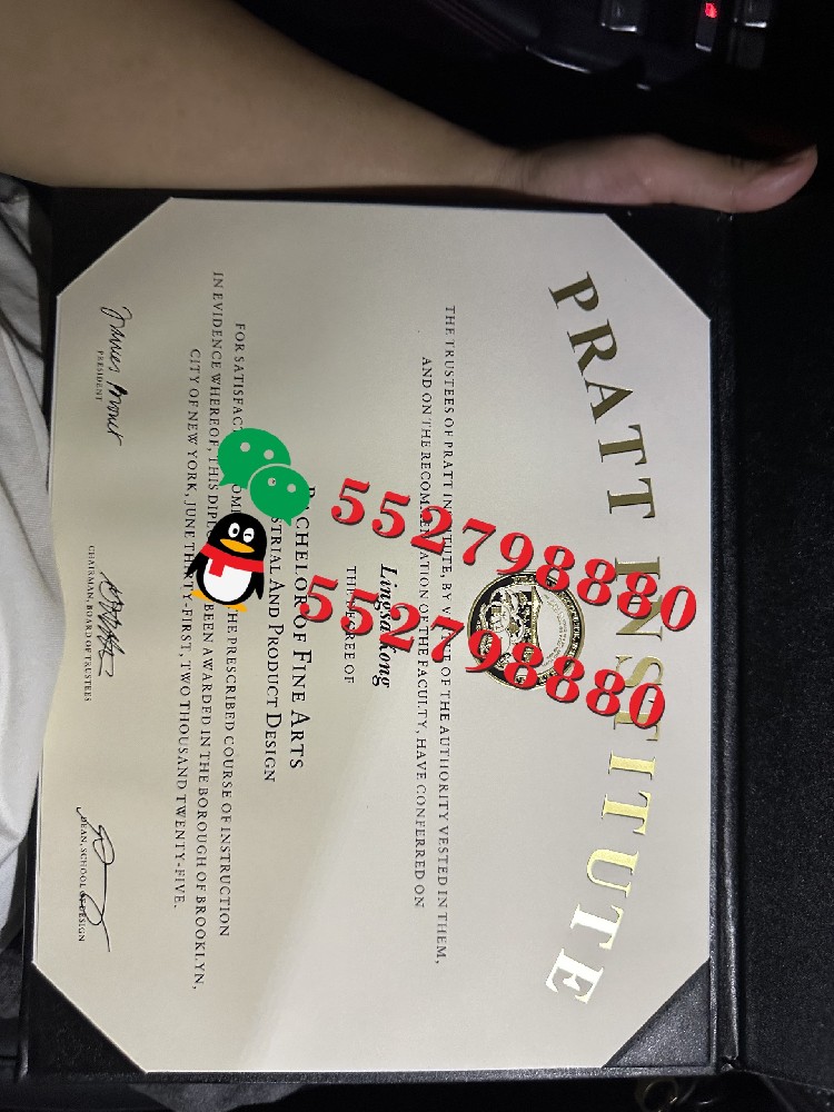 普瑞特艺术学院毕业证书实拍特写/普瑞特艺术学院游戏艺术艺术学士学位证书复刻
