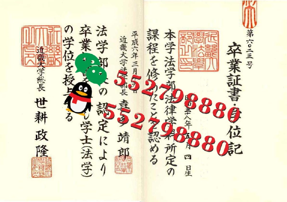 近畿大学学位记实拍特写/近畿大学法学学士学位记复刻