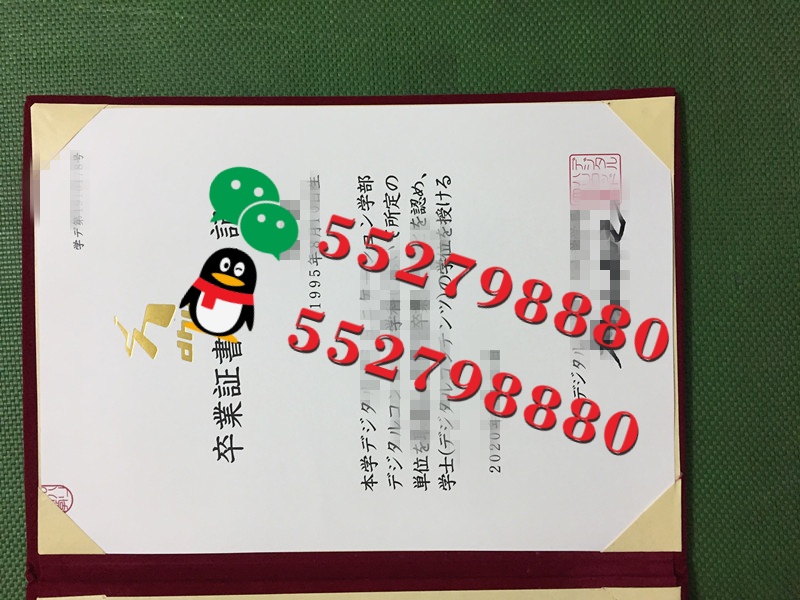 数字好莱坞大学毕业证书实拍特写/数字好莱坞大学平面设计学位记复刻
