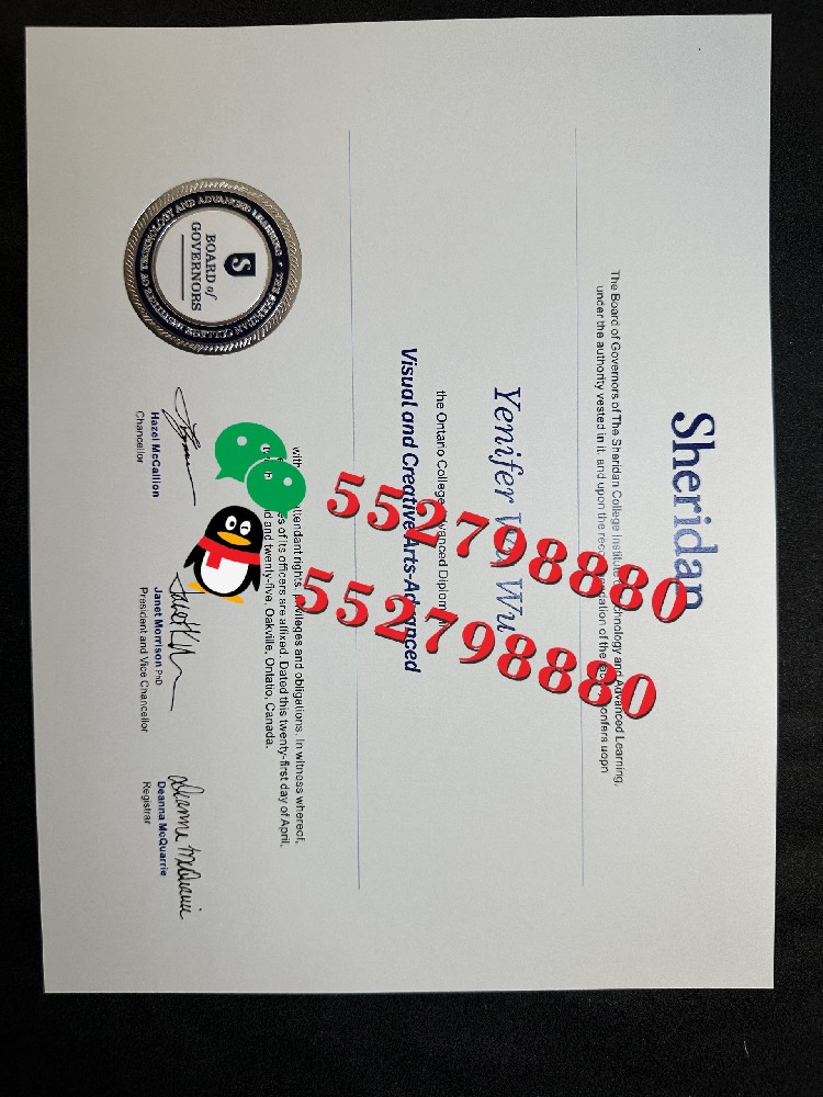 谢尔丹学院毕业证书实拍特写/谢尔丹学院人力资源学士学位证书复刻