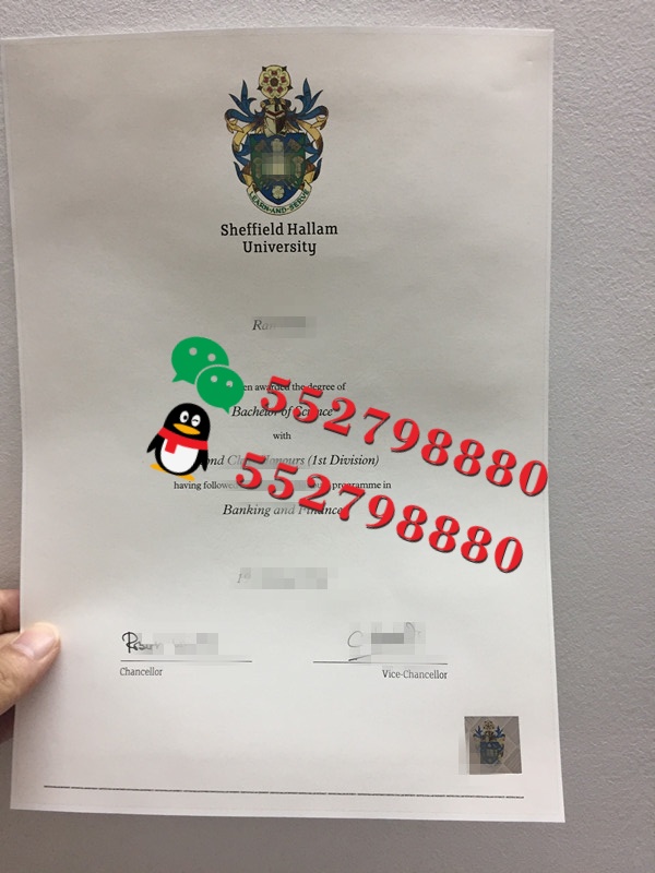 谢菲尔德哈勒姆大学毕业证书实拍特写/谢菲尔德哈勒姆大学MBA学位证书复刻