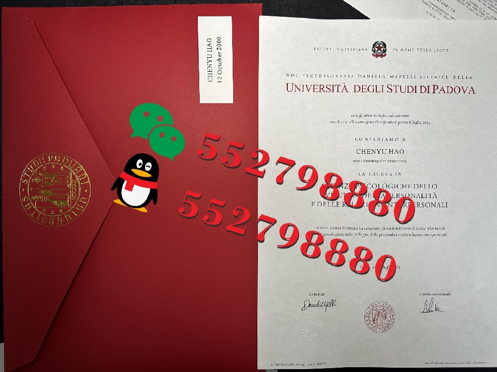 意大利帕多瓦大学毕业证书实拍特写/帕多瓦大学学士学位证书复刻