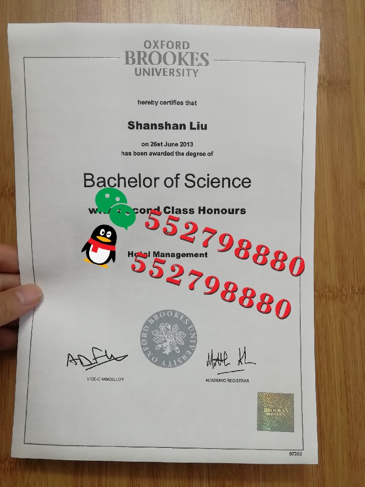 牛津布鲁克斯大学毕业证书实拍特写/牛津布鲁克斯大学心理学学位证书复刻