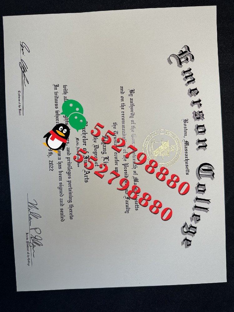 爱默生学院毕业证书制作流程/爱默生学院市场营销理学学士学位证书复刻