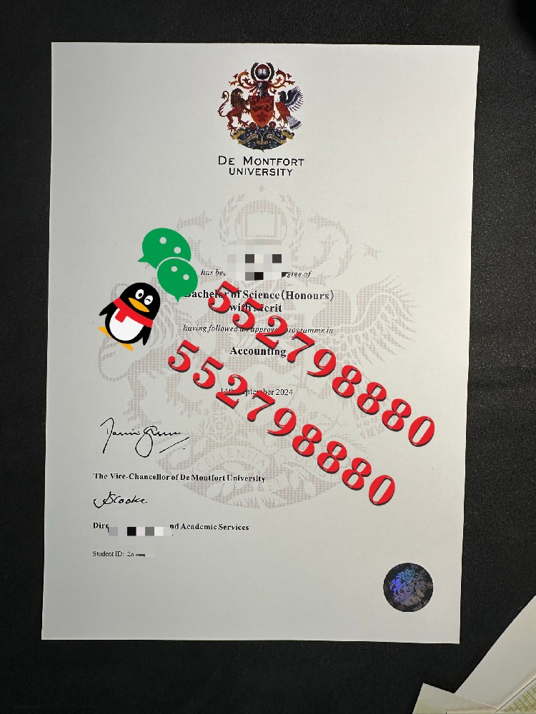 德蒙福特大学毕业证书制作流程/德蒙福特大学会计学士学位证书定制